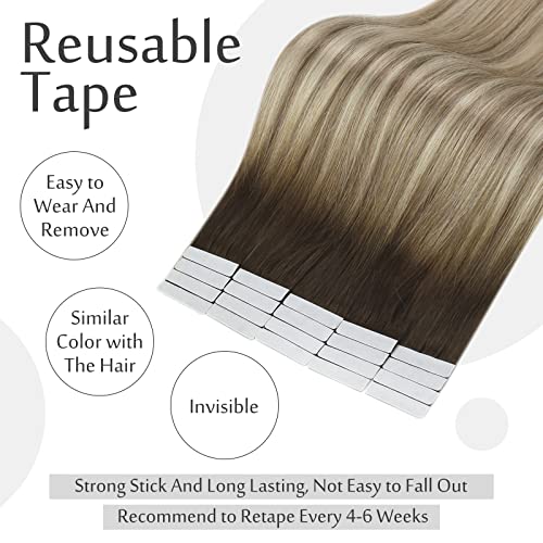 100% Human Hair Tape-In Extensions - Image 3