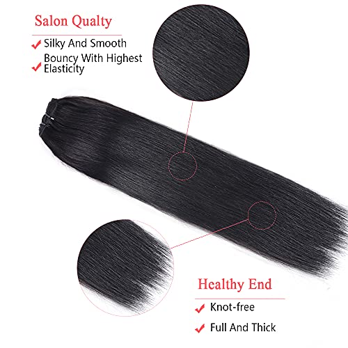 26 Inch Human Hair Clip-In Extensions - Image 5