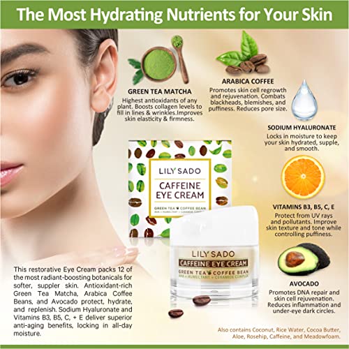 Organic Coffee Bean Caffeine Eye Cream ? 100% Pure - Image 2