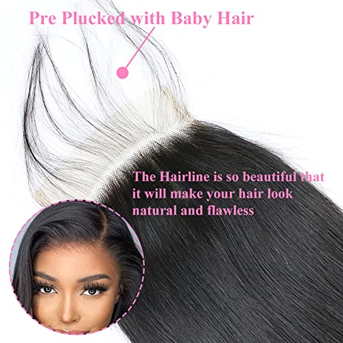 100% Human Hair Lace Closure - Image 3
