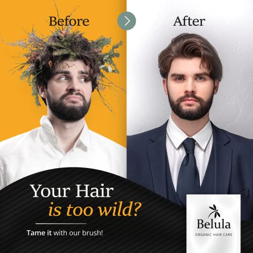 Natural Boar Bristle Hair Brush for Scalp Health and Shine - Image 8