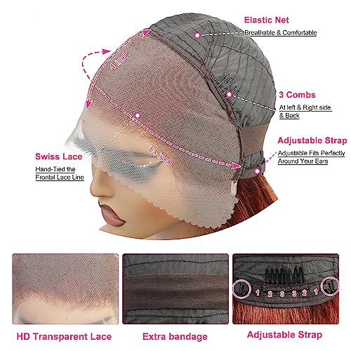 24-Inch Natural Human Hair Wig for Women, Soft, Comfortable, Ready to Wear - Image 6