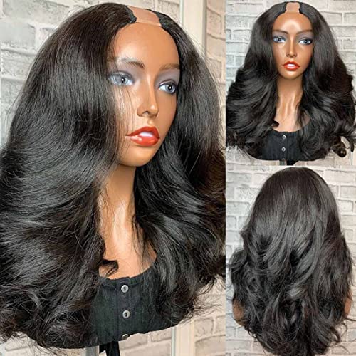 Premium Human Hair Wig For Natural Look and Feel 18 Inches Long