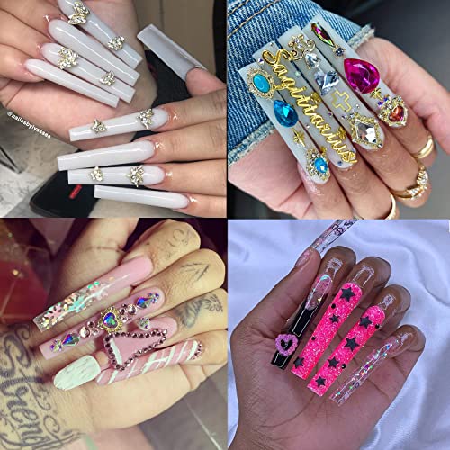 1-Inch Acrylic Nails: Short and Stylish - Image 2
