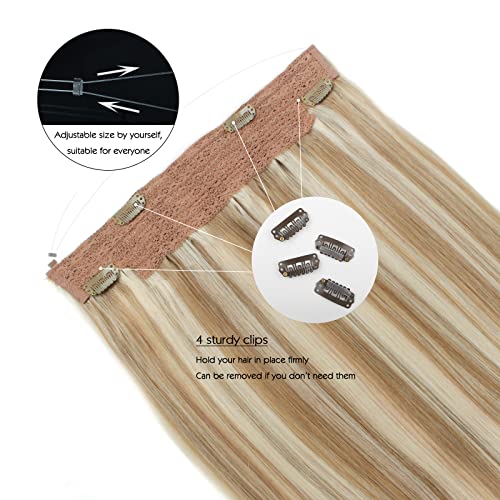100% Remy Human Hair Halo Extensions - Image 5
