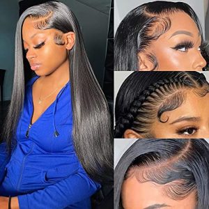 26? Human Hair Lace Front Wig