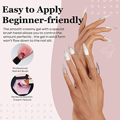 Long-lasting Gel Creme Nail Polish High-Gloss Finish 15ml Bottle - Image 8