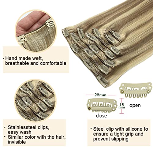 100% Human Hair Clip-In Extensions - Image 4