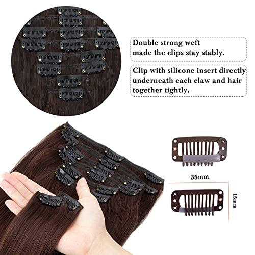 100% Human Hair Weft Extensions, Seamless Blend, 22 Inch Length - Image 3