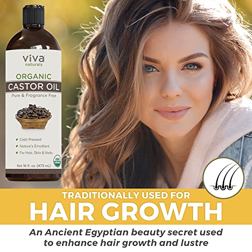 8 oz 100% Pure Castor Oil Hair Mask for Deep Nourishment and Hydration - Image 2