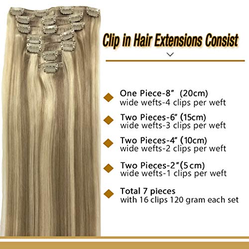 100% Human Hair Clip-In Extensions - Image 3