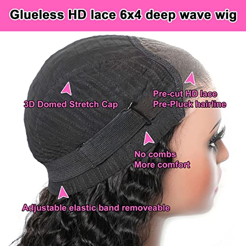 100% Human Hair Glueless Lace Wig for Natural Look - Image 4