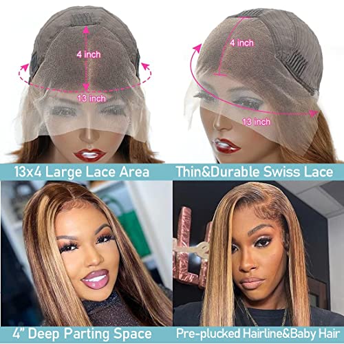 16-Inch Lace Front Human Hair Wig for Natural Look and Comfort - Image 5