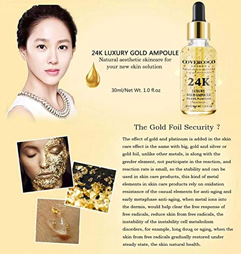 24K Gold Infused Hair Serum for Ultimate Shine and Health, 2 fl oz - Image 5