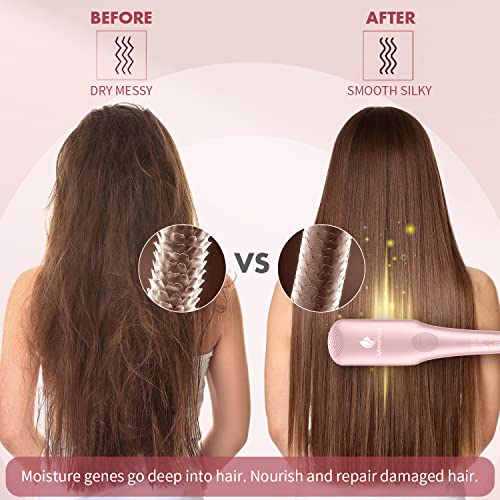 2-in-1 Hair Brush and Straightener - Image 5