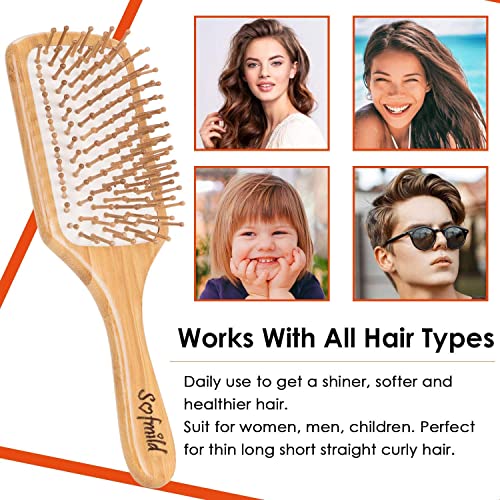 Swissco Eco-Friendly Bamboo Hair Brush - Image 4