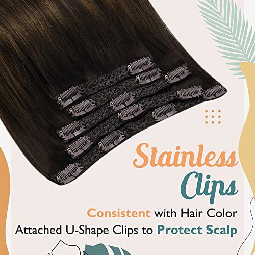 100% Human Hair Clip-In Extensions - Image 4