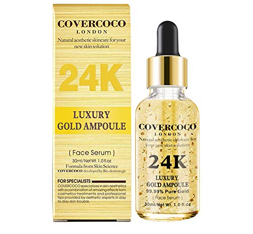 24K Gold Infused Hair Serum for Ultimate Shine and Health, 2 fl oz