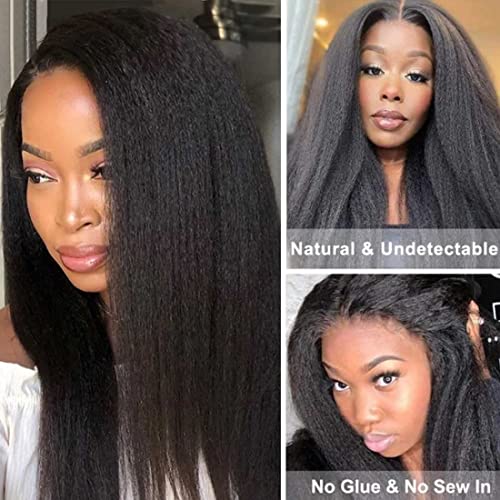 4C Human Hair Half Wig for Natural Look Easy Styling Medium Length - Image 8