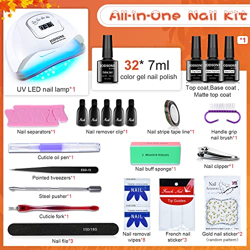 120 Color Gel Nail Polish Kit with Base and Top Coats for Durable Manicures - Image 6
