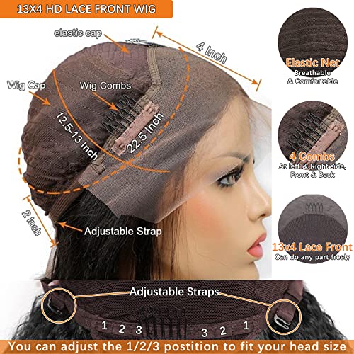 30 Inch Long Brown Human Hair Wig for Natural Look and Comfortable Fit - Image 7
