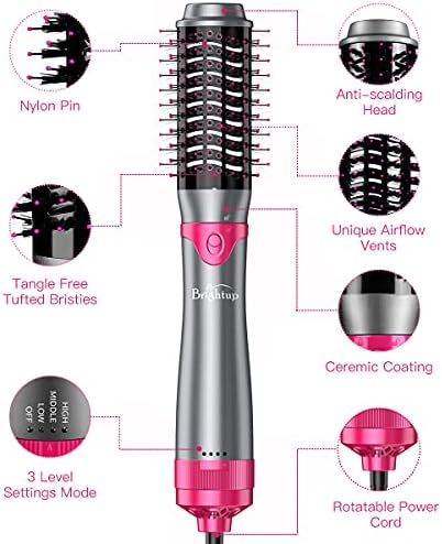 6-in-1 Hot Hair Brush for Sale - Image 5