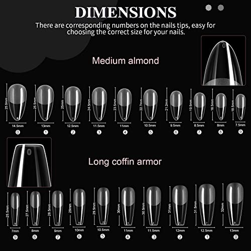 6-Inch Acrylic Nail Extensions - Image 3