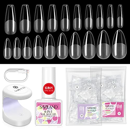 6-Inch Acrylic Nail Extensions