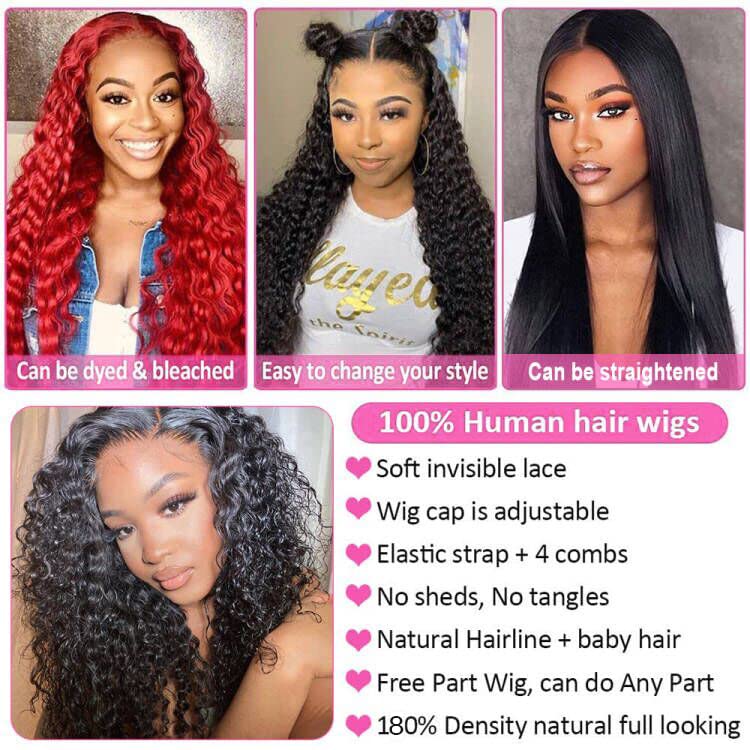 100% Human Hair Curly Wig for Natural Look - Image 5
