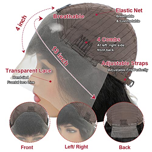 18 Inch Body Wave Lace Front Human Hair Wig Natural Look Comfortable Fit - Image 3