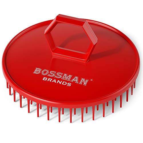 Soft Bristle Crew Cut Styling Brush for Short Hair with Ergonomic Handle