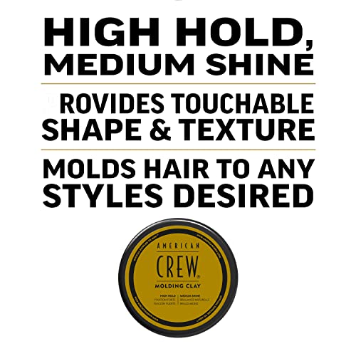 Crew Hair Clay for Styling and Texture 3.0 oz Flexible Hold Hair Product - Image 4