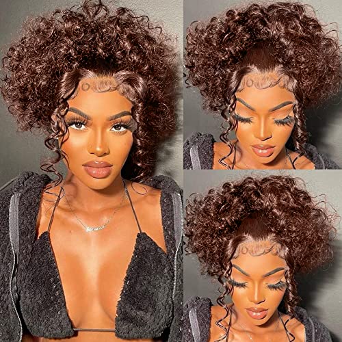 Curly Human Hair 360 Lace Wig