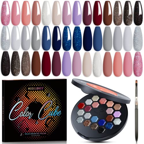 Long-lasting Gel Creme Nail Polish High-Gloss Finish 15ml Bottle