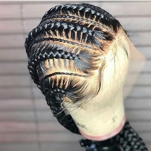 13-Inch Human Hair Blend Lace Wig Natural Look Comfortable Fit