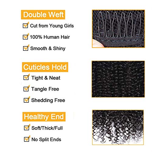 Human Hair Drawstring Ponytail - Image 4