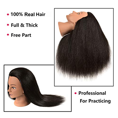 Human Hair Mannequin Head ? 100% Authentic - Image 3