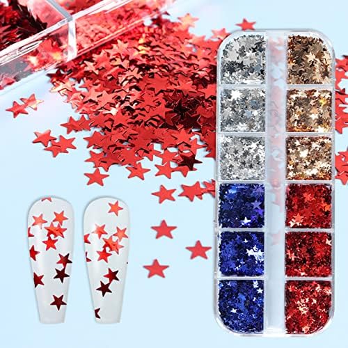 Red White Blue 4th of July Nail Polish Set - 5 Vibrant Colors - Image 4