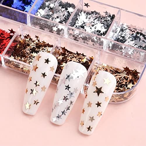 Red White Blue 4th of July Nail Polish Set - 5 Vibrant Colors - Image 3