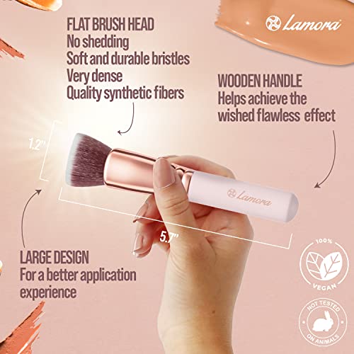 MAC 130S Brush for Flawless Foundation Application, Professional Makeup Tool, New Condition - Image 2