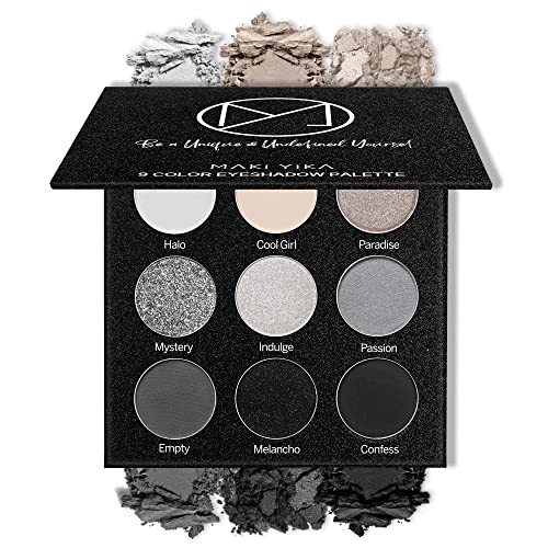 MAC 12-Shade Grey Eyeshadow Palette with Smooth Texture for Stunning Eye Looks