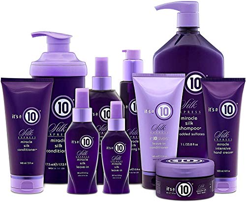 Miracle Silk Leave-In Conditioner 8 oz Bottle 10 Benefits for All Hair Types - Image 4