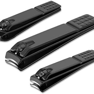 Premium Stainless Steel 555 Nail Clippers, Ergonomic Design, Sharp Blades