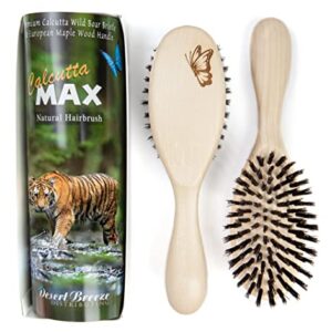 Pure Calcutta Wild Boar Bristle Hair Brush