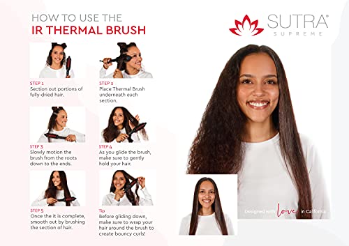 Sutra Brush Blow Dryer for Quick Drying and Easy Styling, Compact Design - Image 5