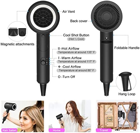 Sutra Forte Professional Hair Dryer Advanced Technology Quick Drying Styling 1875 Watts - Image 7