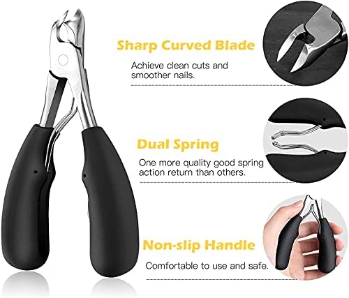 Swiss Clip Professional Toenail Clippers for Precision and Comfort, Ergonomic Design, Stainless Steel - Image 3