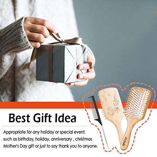 Swissco Eco-Friendly Bamboo Hair Brush - Image 7