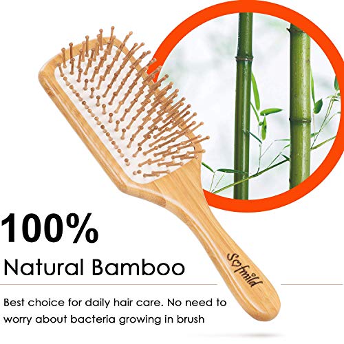 Swissco Eco-Friendly Bamboo Hair Brush - Image 3