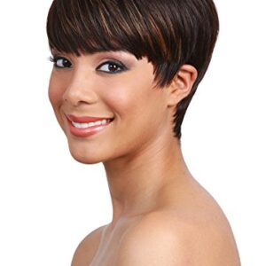 Bobbi Boss 100% Human Hair Wig, Natural Color, Everyday Wear, Medium Size